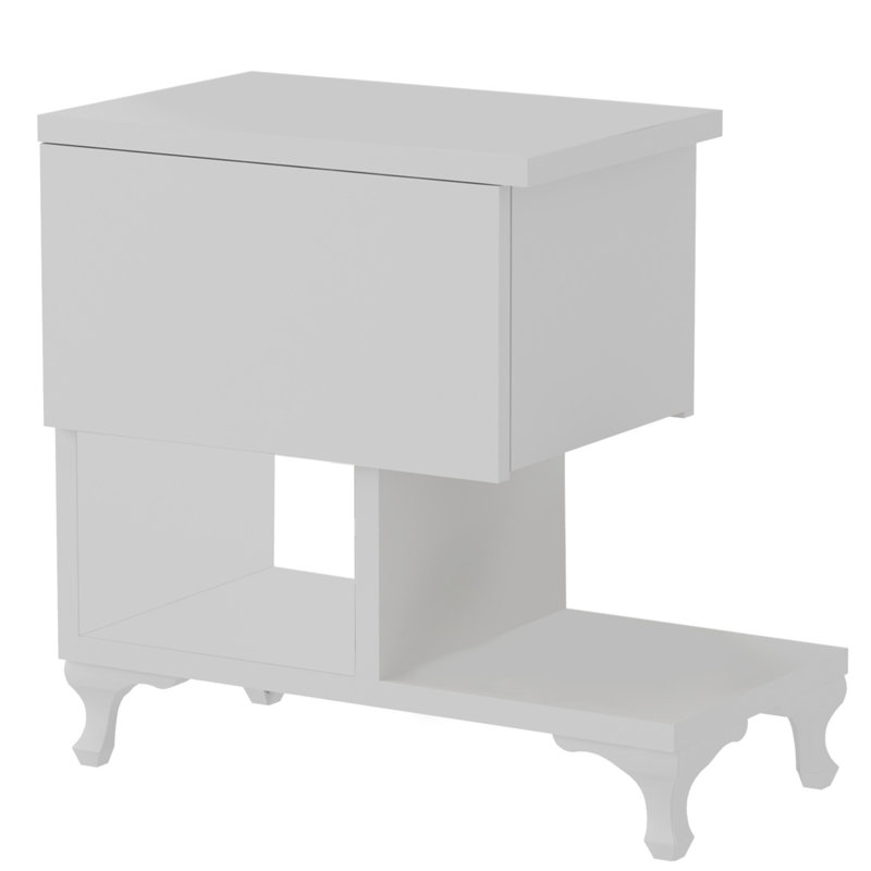 18.43'' W Particle Board / Chipboard Nightstand