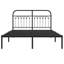 Vidaxl Bed Frame with Metal Headboard-101310396-101310387