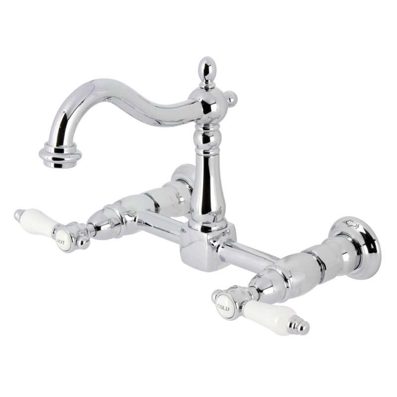 Robinet pont en laiton Bel-Air Kingston, Chrome poli