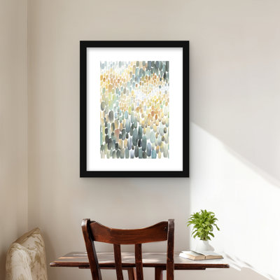 Cluster of Circles - Abstract Shapes, reproduction encadrée