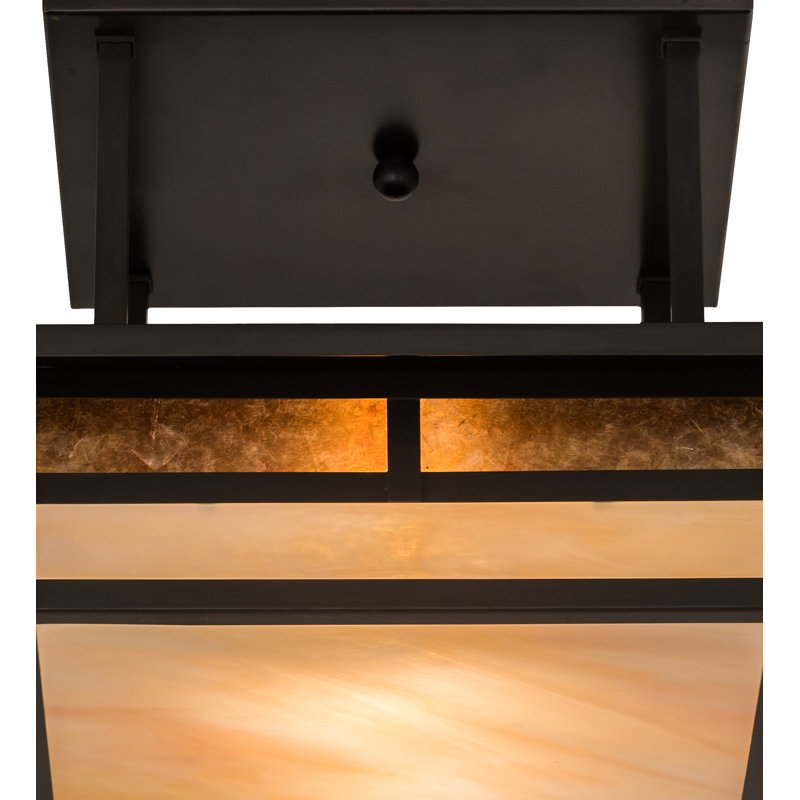 Youngblood Glass Semi Flush Mount
