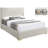 Crosby Solid Wood and Upholstered Platform Bed-67046587-67046588