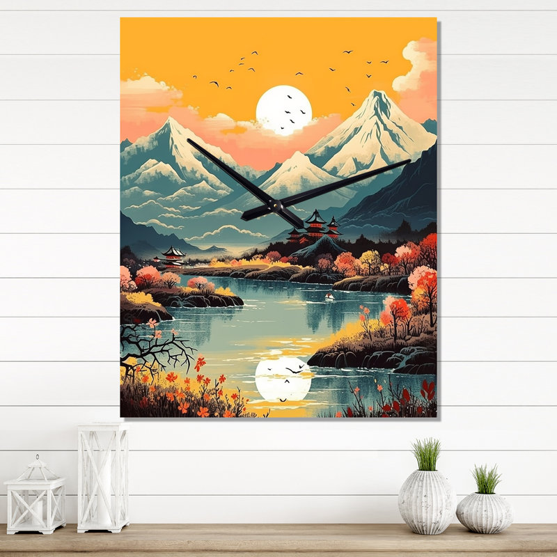 Horloge murale Intriago, H 40 po x l 30 po x P 1 po