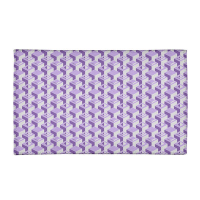Chenille Geometric Indoor Rug