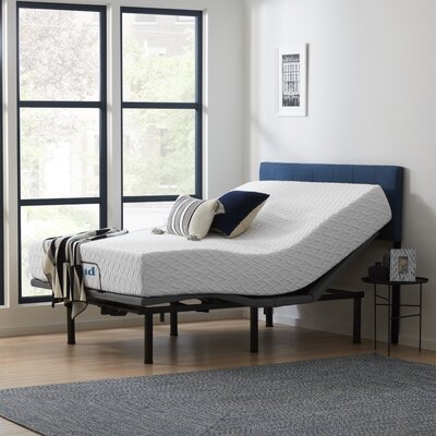 Lucid Comfort 10'' Plush Memory Foam Mattress and Adjustable Base -  Lucid Comfort Collection, LUCC10KKGFL6LP