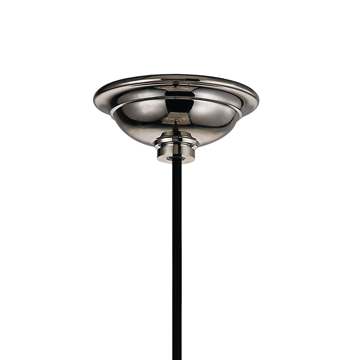 Roth 4 Light Glass Pendant, Polished Nickel