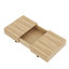 Table basse coulissante avec rangement dissimulé, plateau en bois extensible-142737349