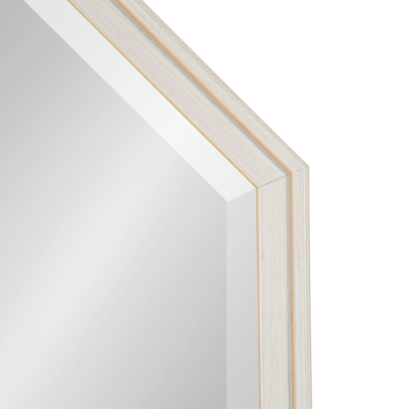 Miroir mural de salle de bain Lazio, 20 po x 30 po, Blanc doux