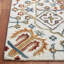 Tapis ivoire / jaune / rouge en laine touffeté à la main Wahcheechee Southwestern-73391099