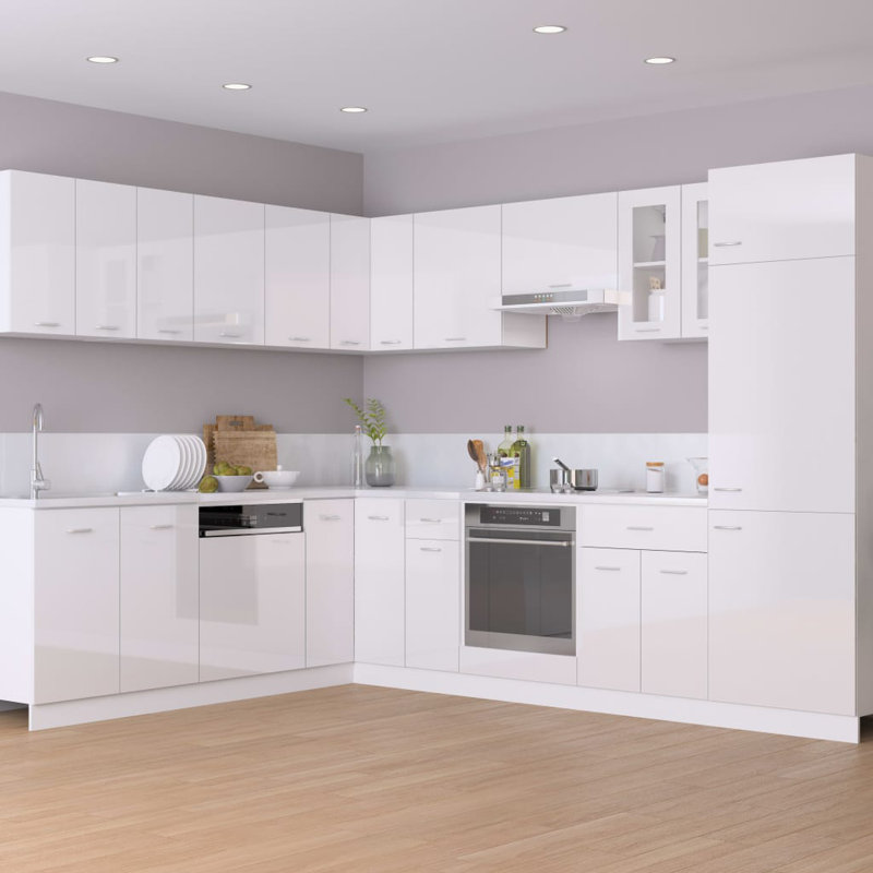 Hanging Glass Cabinet Lyon, Gloss White