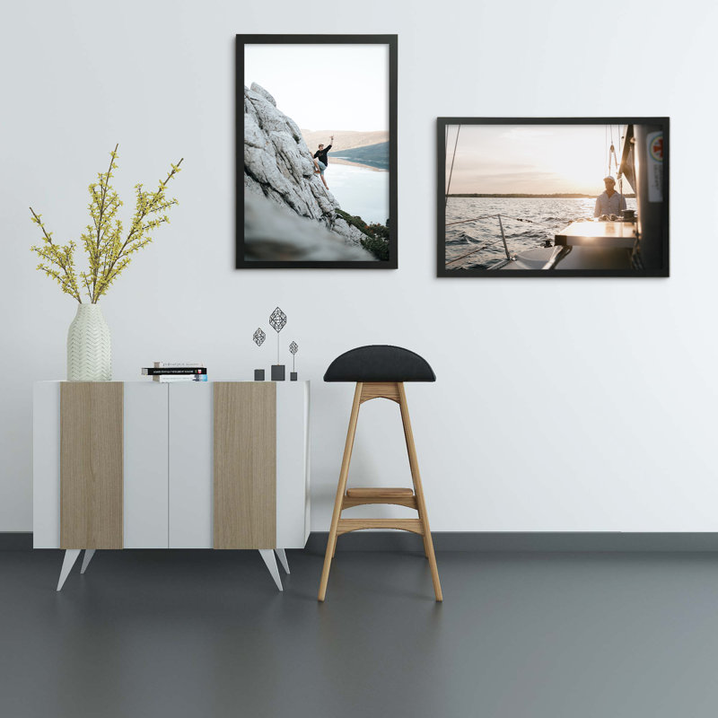 Cadre simple, Noir, 20 po x 30 po