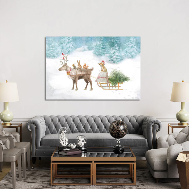 Woodland Celebration I by Danhui Nai - Wrapped Canvas Gallery-Wrapped Canvas Giclée, 152.5 cm H x 101.5 cm W