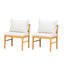 Ensemble de 2 chaises de salle à manger Farmhouse Modern