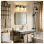 Luminaire de meuble-lavabo moderne à DEL avec 3 modes de couleur, abat-jour en verre transparent pour installation murale dans la salle de bain, le couloir et la chambre à coucher