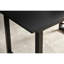 Table de salle à manger extensible de couleur noire avec pieds en métal et table de cuisine moderne pour gagner de l'espace (l 70,86 po x P 31,5 po x H 29,5 po)-125149232