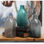 Ensemble de 3 vases de table en verre vert / mousse / pêche-19722931