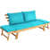 Alsa 62'' Wood Outdoor Patio Daybed