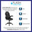 Ergonomic Adjustable Swivel Computer Gaming Chair with Flip-up Arms-1198405750