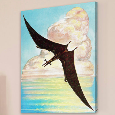 Pterodactyl - Graphic Art on Canvas