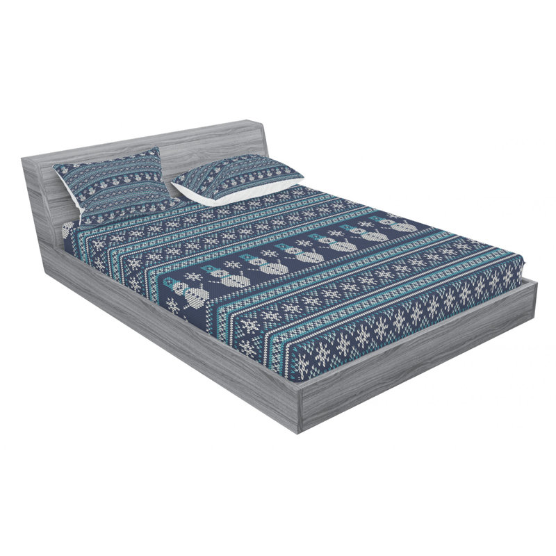 Microfiber Sheet Set, Queen Sheet Set + Fitted Sheet + 2 Pillowcases