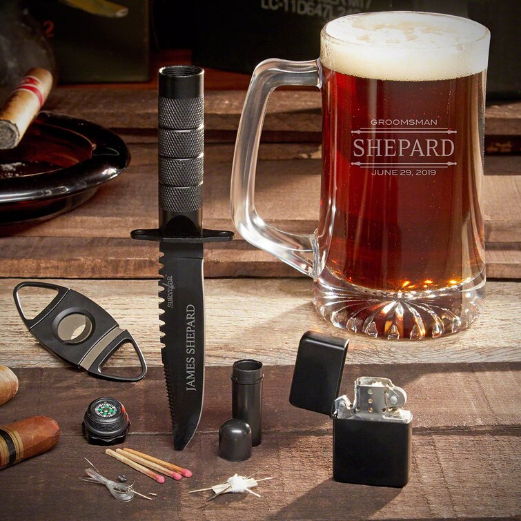 Personalized Pub Beer Mug Set