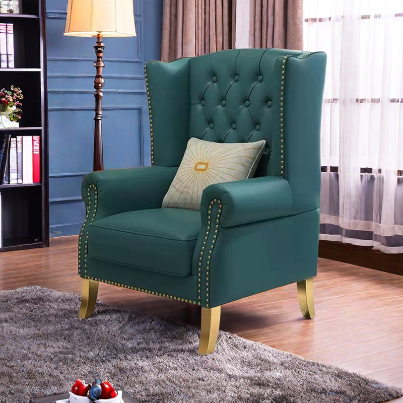 Lemari, Blue Faux Leather