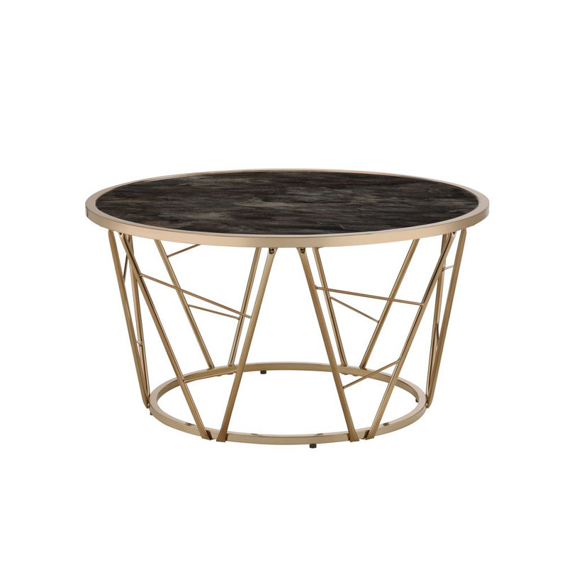 Heder Glass Top Coffee Table