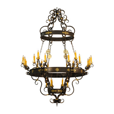 Lustre 24 lumières l 72 po Santino