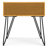 Hunter 22"W Solid Mango Wood and Metal Industrial Square End Table with Open Storage and Hairpin Legs-1629550642-1629550644