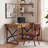 Adjustable Solid Wood Base Writing Desk