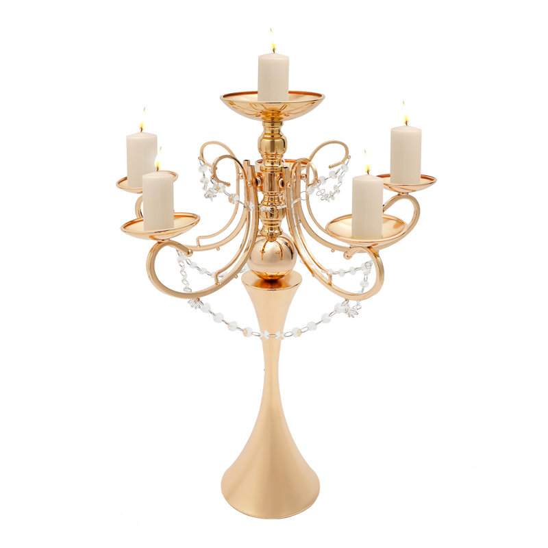 Wedding Flower And Candlestick Holder