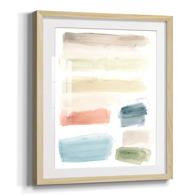 Watercolor Swatches II, peinture encadrée sur papier