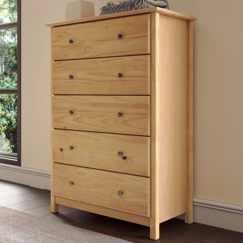 Shaker 5-Drawer Dresser, Natural