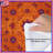 Orange Purple Mandala Pattern Comforter-123325159