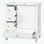 Meuble-lavabo de salle de bain avec lavabo, porte à fermeture douce et 3 tiroirs-175654216