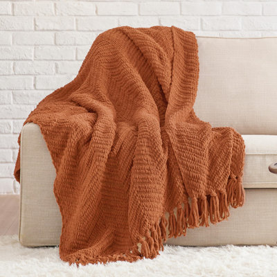 Cozy Winter Collection Bedsure Knit Woven Blanket