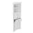 Triangular Corner Cabinet Boasting Triple Drawers And Adjustable Shelves-66263896