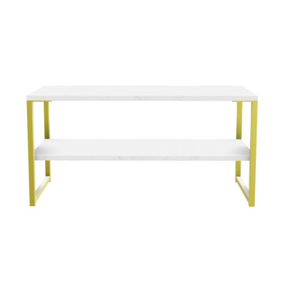 Fully Assembled Sled Coffee Table with Storage