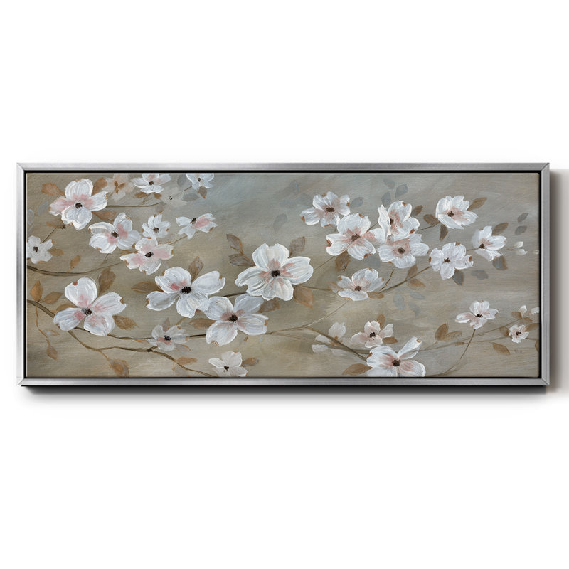 Dogwood Dream - toile encadrée, H 20 po x l 50 po