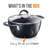 Nutrichef Durable Non-Stick Cooking Pot - High-Qualified Kitchen Cookware With See-Through Tempered Glass Lids, 2.1 Quarts, Works With Model: NCCW11DS), One Size, Blue - Nutrichef PRTNCCW11DSCP