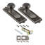 Assiette Egg & Dart avec bouton de porte Egg & Dart-411007165-411007158