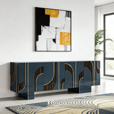 Italian Light Luxury and Fashionable TV Cabinet