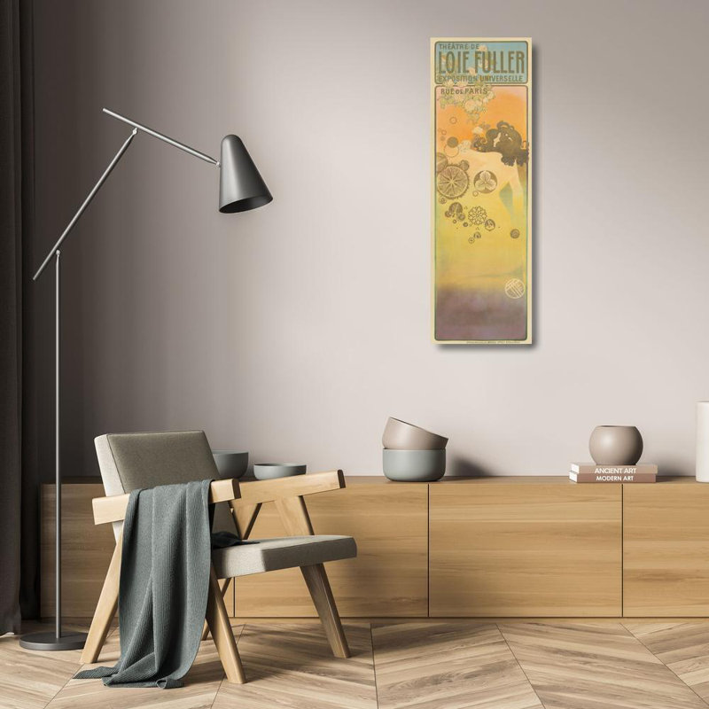 «Loie Fuller Theatre» par Manuel Oratzi, reproduction d'art sur toile tendue avec châssis, H 24 po x l 17 po