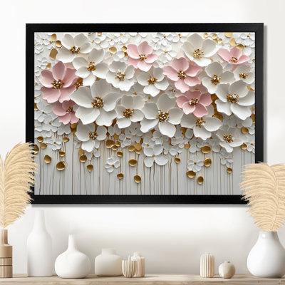 Jacorrian Widlflowers Creamy Blossoms In The Wild I - Wildflowers Wall Art