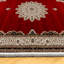 Tapis marocain beige en coton et polyester à imprimé numérique Anatolia Collection-1874869837