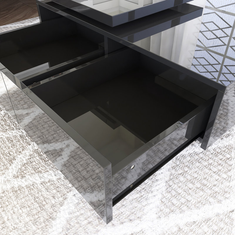 Table basse 31,5 po avec 4 tiroirs