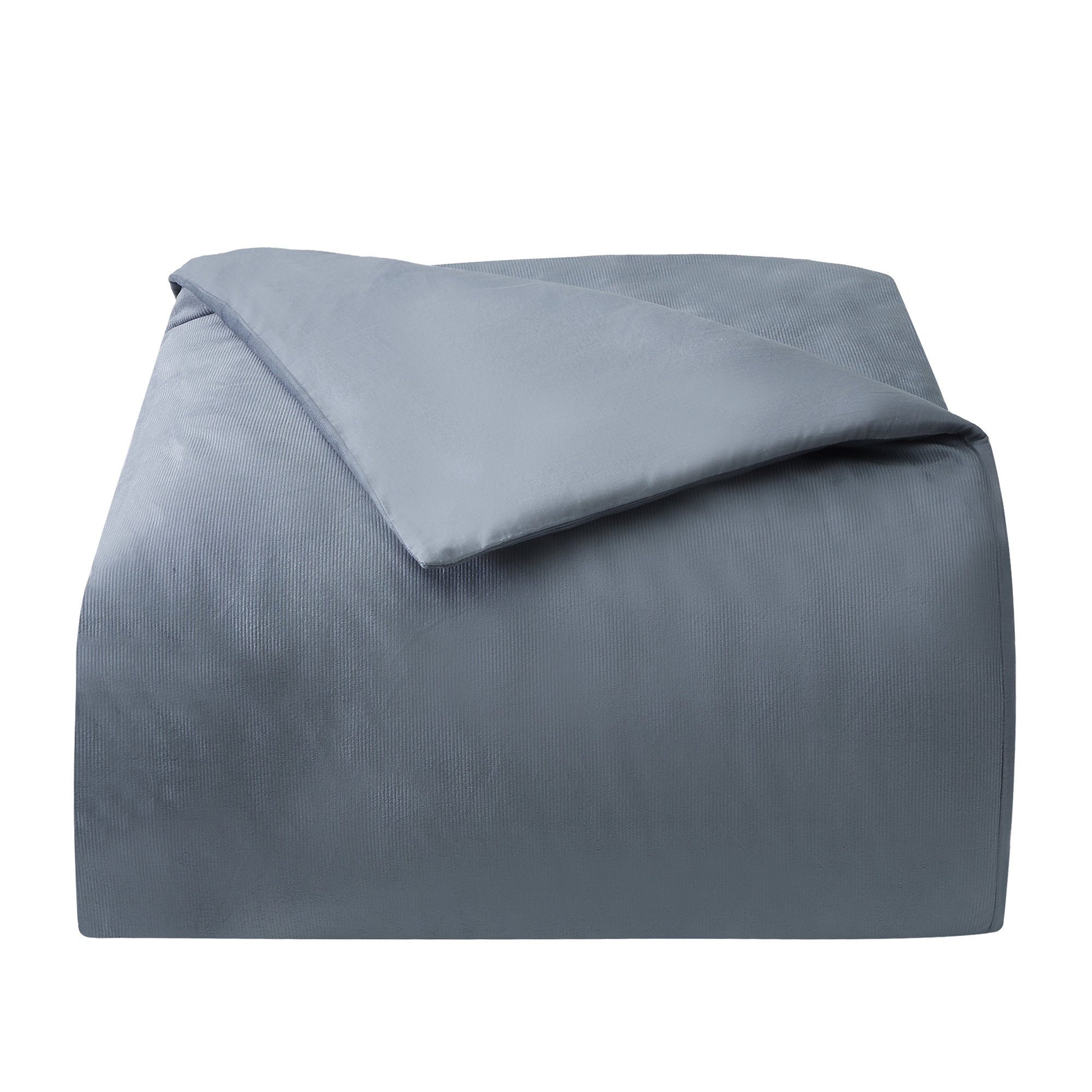 Valletta Duvet Cover Set, Blue, Queen Duvet Cover + 2 Standard Shams