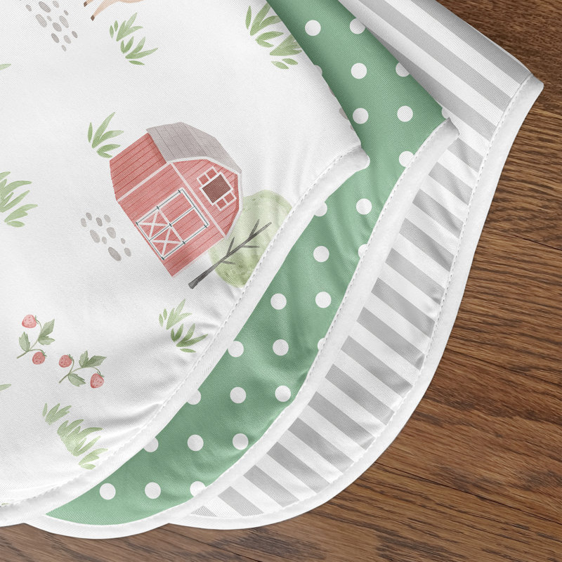Chiffons absorbants pour animaux de ferme de Sweet Jojo Designs