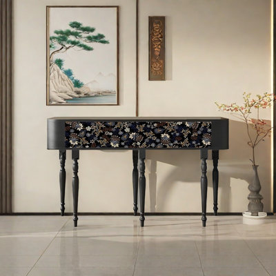 Retro Multifunctional Console Table