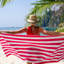 Serviette de plage Arkwright California Cabana 100% coton 30 x 70 (paquet de 4)-75204819